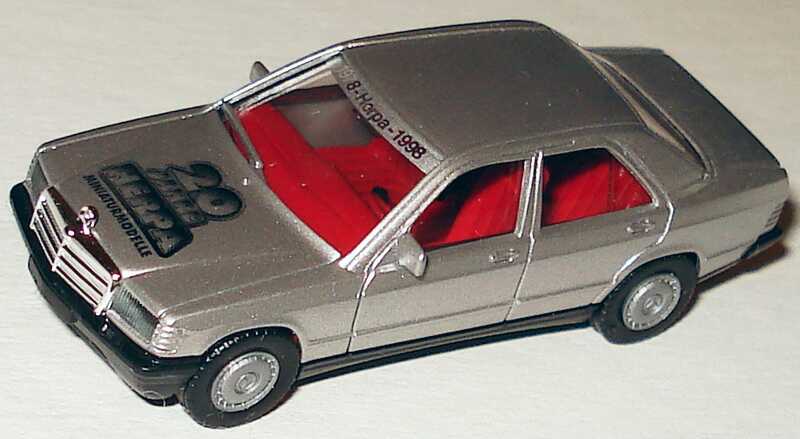 Foto 1:87 Mercedes-Benz 190E silber-met. 20 Jahre Herpa herpa