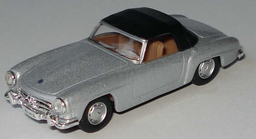 Foto 1:87 Mercedes-Benz 190SL (geschlossen) silber-met. Hongwell