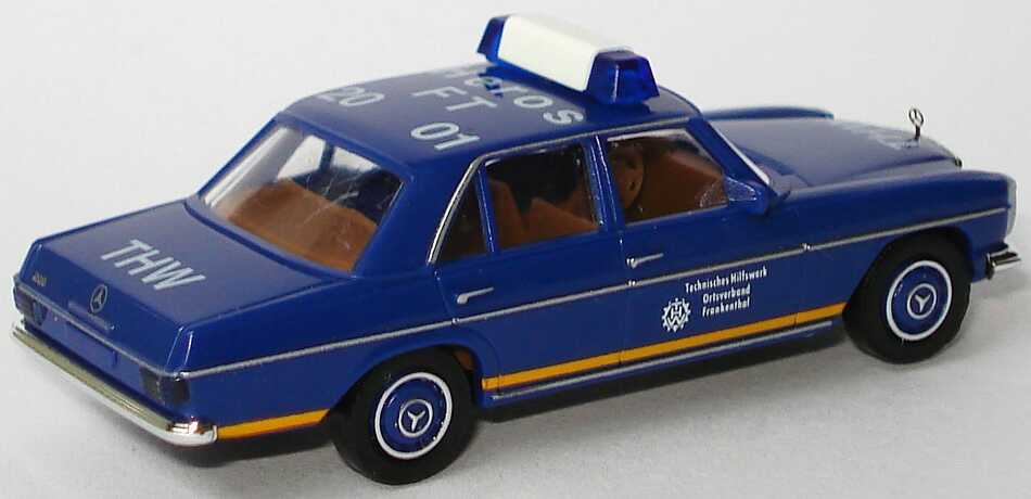 Foto 1:87 Mercedes-Benz 200/8 THW, Ortsverband Frankenthal, Heros FT 20 01 Brekina
