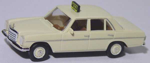 Foto 1:87 Mercedes-Benz 200/8 Taxi hellelfenbein Brekina 23508