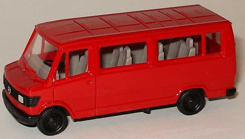 Foto 1:87 Mercedes-Benz 207D Bus rot herpa 4070