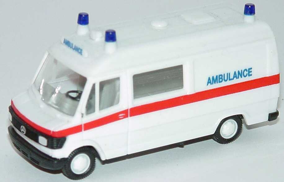 Foto 1:87 Mercedes-Benz 207D Rettungswagen Ambulance herpa 4081