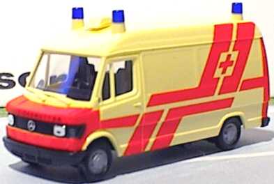 Foto 1:87 Mercedes-Benz 207D Rettungswagen DRK herpa 042529