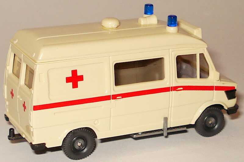 Foto 1:87 Mercedes-Benz 207D Rettungswagen kurz Rotes Kreuz Wiking 278