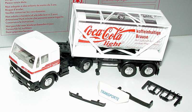 Foto 1:87 Mercedes-Benz 20 TCoSzg 2/2 Coca-Cola light (Umbau) herpa