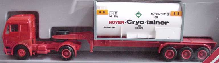 Foto 1:87 Mercedes-Benz 20 TaCoSzg 2/3 Hoyer-Cryo-Tainer herpa 811363