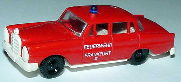 Foto 1:87 Mercedes-Benz 220 S Feuerwehr Frankfurt Chassis weiß PreP