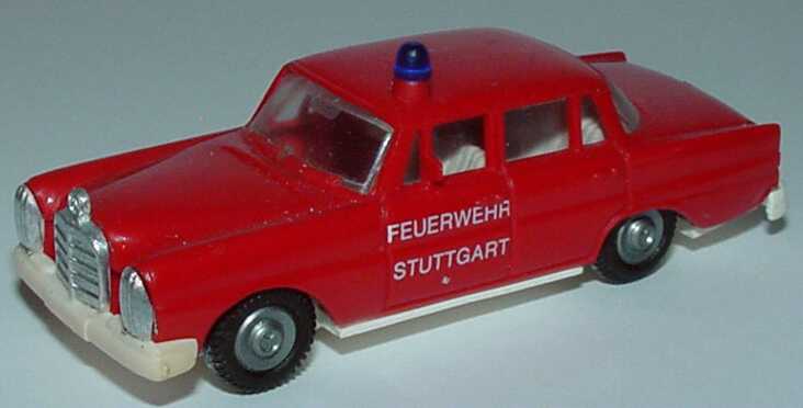 Foto 1:87 Mercedes-Benz 220 S Feuerwehr Stuttgart (Scheinwerfer und Grill bemalt) PreP