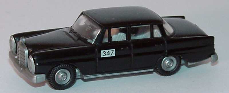 Foto 1:87 Mercedes-Benz 220 S Taxi schwarz Nr.347 (ohne Taxischild) PreP