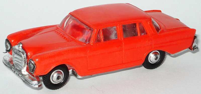 Foto 1:87 Mercedes-Benz 220 SE rotorange Norev