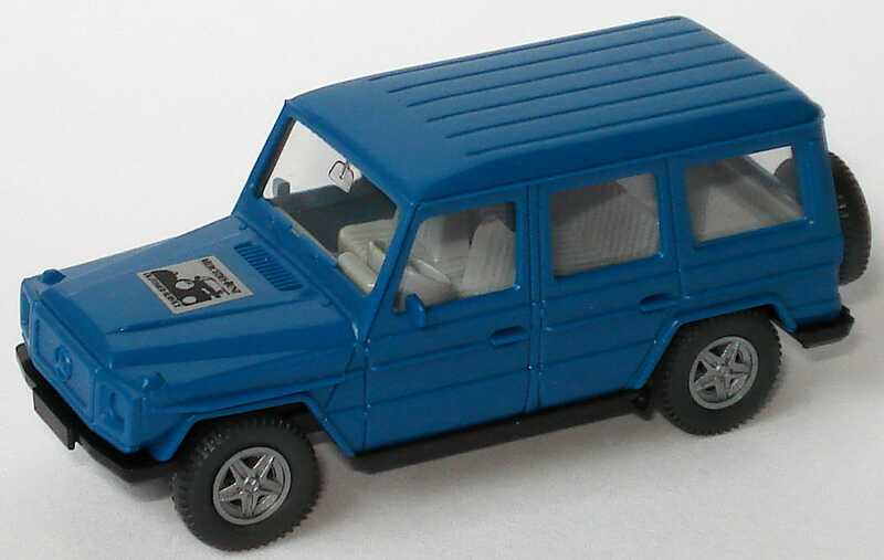 Foto 1:87 Mercedes-Benz 230GE lang capriblau Mercede-Benz Oldtimer Service Wiking 266