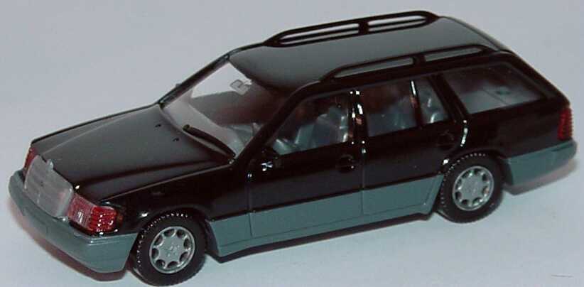 Foto 1:87 Mercedes-Benz 230TE (S124) Facelift schwarz Wiking 154