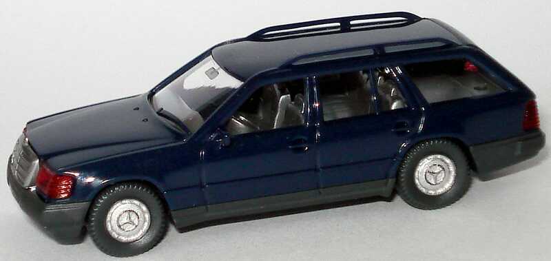 Foto 1:87 Mercedes-Benz 230TE (S124) dunkelblau Wiking 154