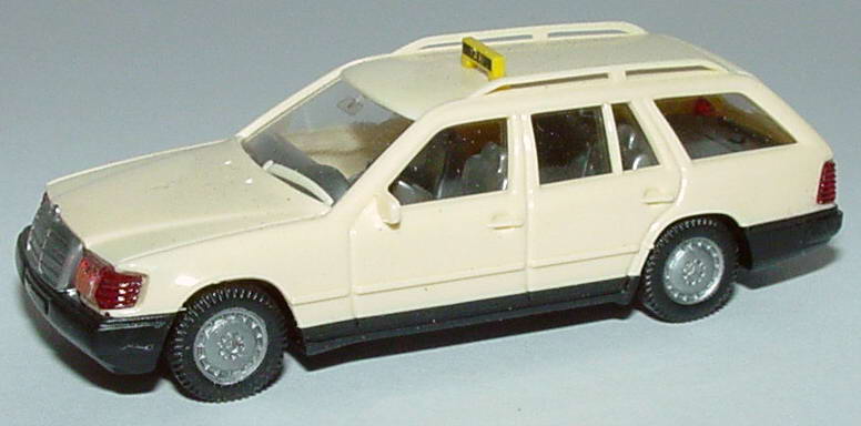 Foto 1:87 Mercedes-Benz 230TE (S124) Taxi Wiking 14901