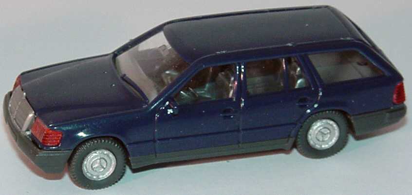 Foto 1:87 Mercedes-Benz 230TE (S124) dunkelblau (Bastelware) (Bastelware) Wiking 154