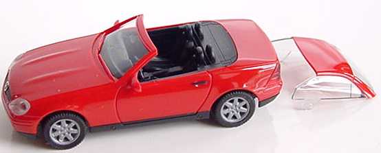 Foto 1:87 Mercedes-Benz 230 SLK (R170) rot herpa 022149