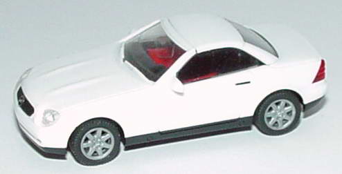 Foto 1:87 Mercedes-Benz 230 SLK (R170) weiß herpa 022149