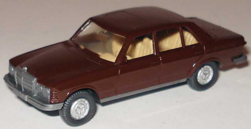 Foto 1:87 Mercedes-Benz 240D (W123) dunkelbraun Wiking