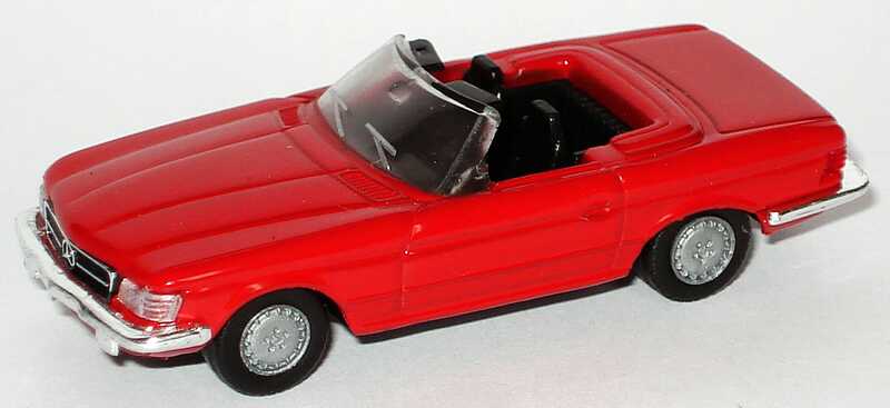 Foto 1:87 Mercedes-Benz 280SL (R107) rot herpa 022859