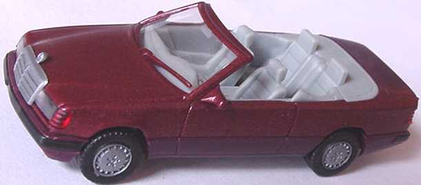 Foto 1:87 Mercedes-Benz 300CE-24 Cabriolet pajettrot-met. (oV, ohne Chromgrill) herpa 031127
