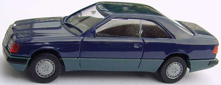 Foto 1:87 Mercedes-Benz 300CE (C124) Facelift dunkelblau/blaugrau herpa 2064