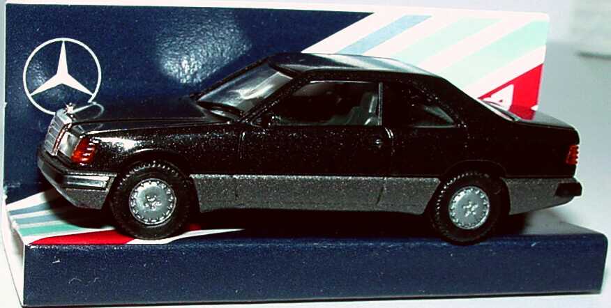 Foto 1:87 Mercedes-Benz 300CE (C124) schwarz-met. Werbemodell herpa 3064