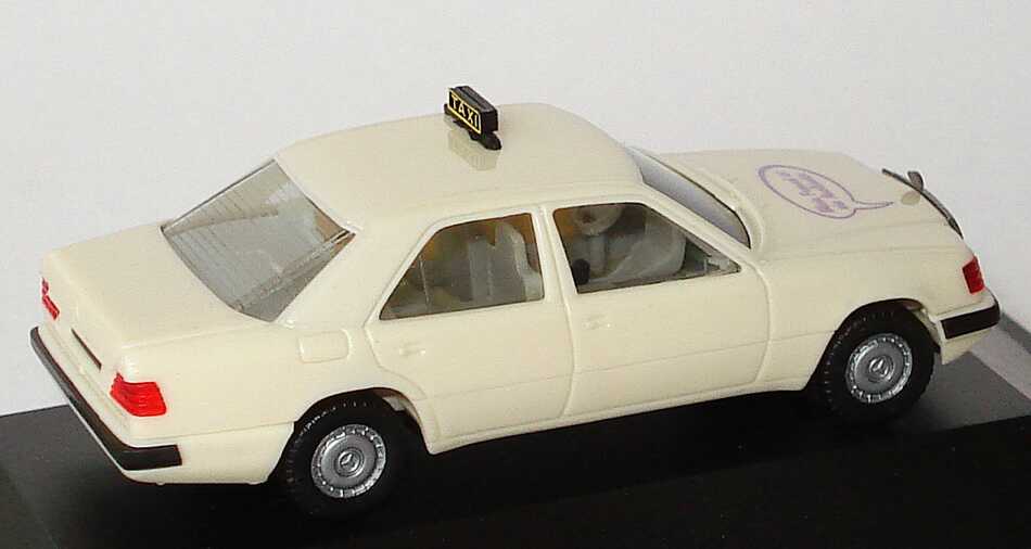 Foto 1:87 Mercedes-Benz 300E (W124) Facelift Taxi Mein Freund ist ein Ausländer (DM 5,- Spendenanteil) herpa