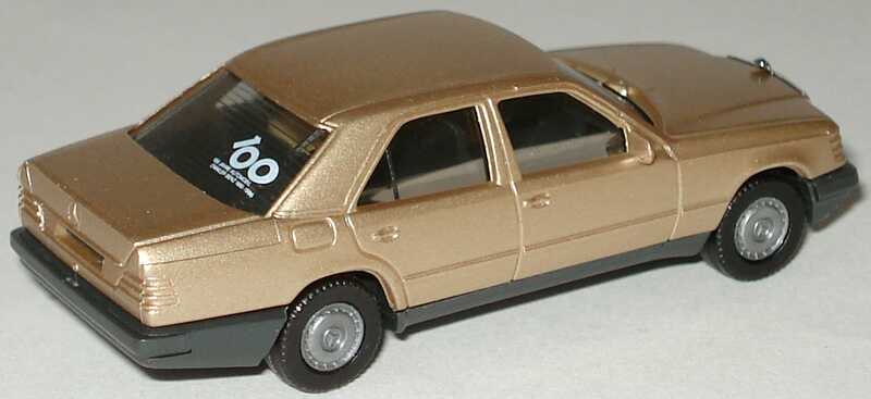 Foto 1:87 Mercedes-Benz 300E W124 gold-met. 100 Jahre Automobil - herpa 3049