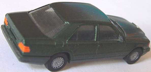 Foto 1:87 Mercedes-Benz 300E (W124) grün-met. (bemalt) herpa 3049