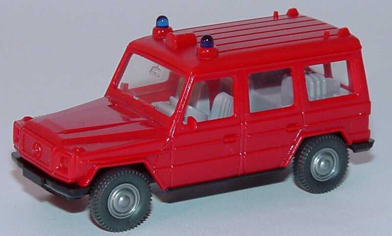 Foto 1:87 Mercedes-Benz 300GE lang VRW Ziegler Feuerwehr rot Wiking 609