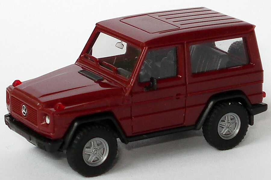 Foto 1:87 Mercedes-Benz 300GE weinrot herpa 2085