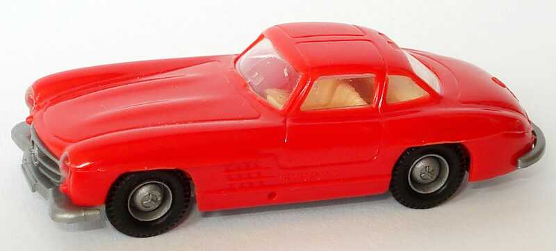 Foto 1:87 Mercedes-Benz 300SL Gullwing ´54 orangerot Praliné