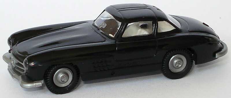 Foto 1:87 Mercedes-Benz 300SL Gullwing ´54 schwarz. IA weiß Praliné