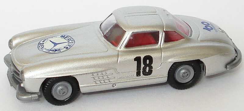 Foto 1:87 Mercedes-Benz 300SL Gullwing ´54 silber-met. Nr.18 100 Jahre Automobil Praliné