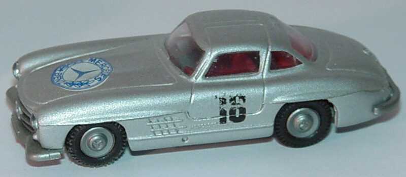 Foto 1:87 Mercedes-Benz 300SL Gullwing ´54 silber-met. Nr.18 (Bastelware) Praliné