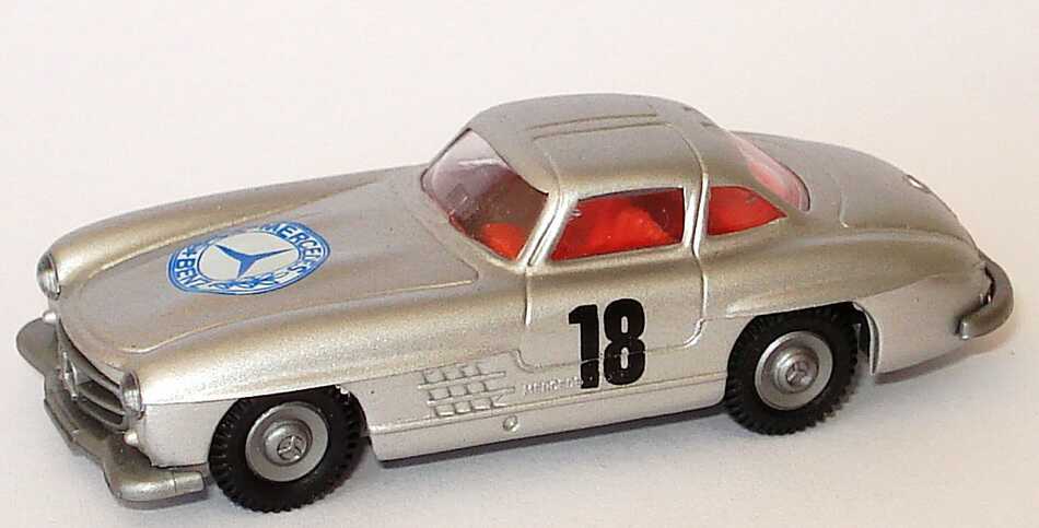 Foto 1:87 Mercedes-Benz 300SL Gullwing ´54 silber-met. Nr.18 Praliné