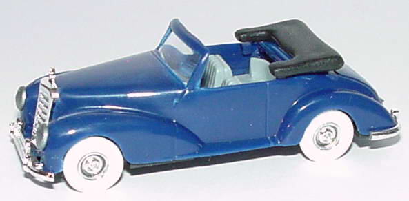 Foto 1:87 Mercedes-Benz 300S Cabrio offen de Luxe dunkelblau, IA grau Praliné 4202