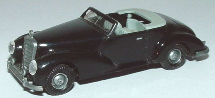 Foto 1:87 Mercedes-Benz 300S Roadster schwarz Praliné