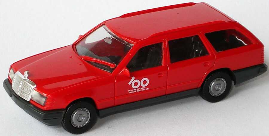 Foto 1:87 Mercedes-Benz 300TE (S124) brillantrot 100 Jahre Automobil herpa 2053