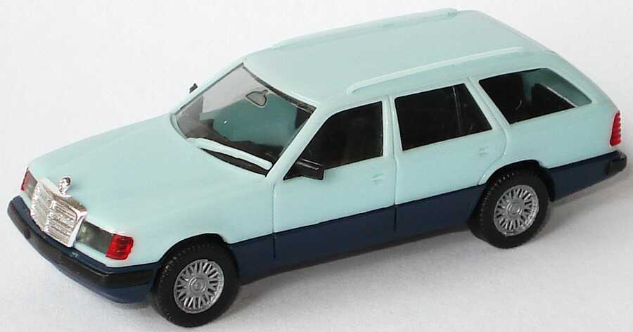 Foto 1:87 Mercedes-Benz 300TE (S124) Facelift hellblau herpa 020930