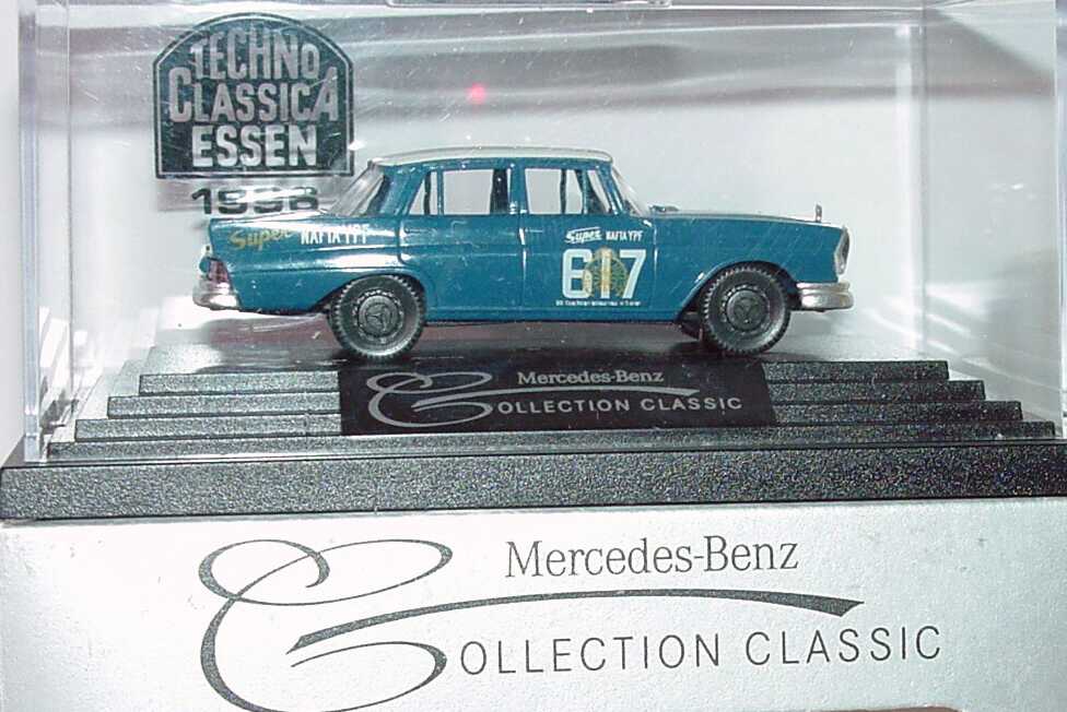 Foto 1:87 Mercedes-Benz 300 SE Nr.617, Eugen Böhringer Techno Classica Essen 1996 Werbemodell Wiking