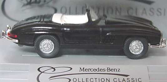 Foto 1:87 Mercedes-Benz 300 SL Roadster schwarz Classic Mobil Wiking