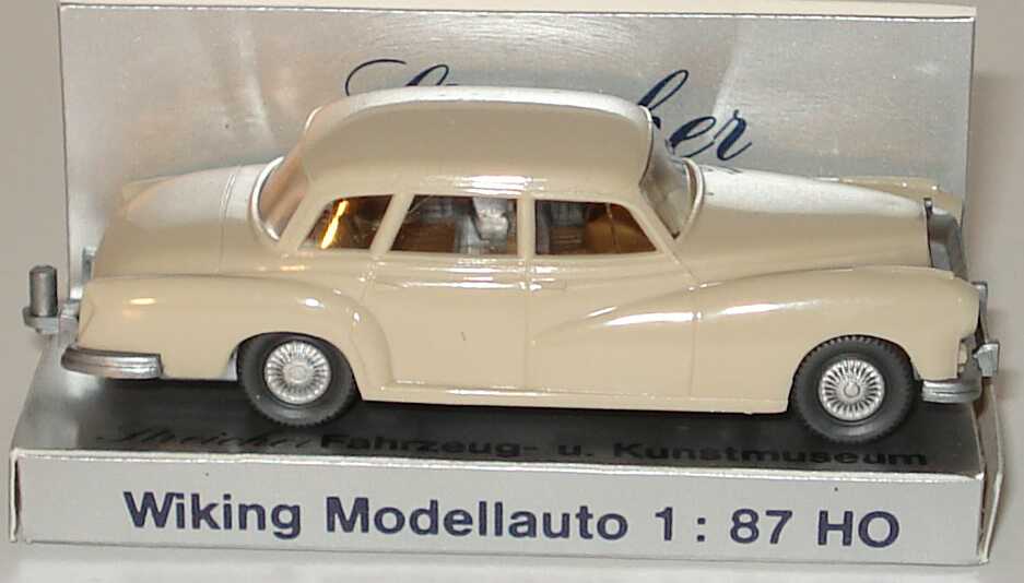 Foto 1:87 Mercedes-Benz 300 graubeige (Streicher Verpackung) Wiking 836