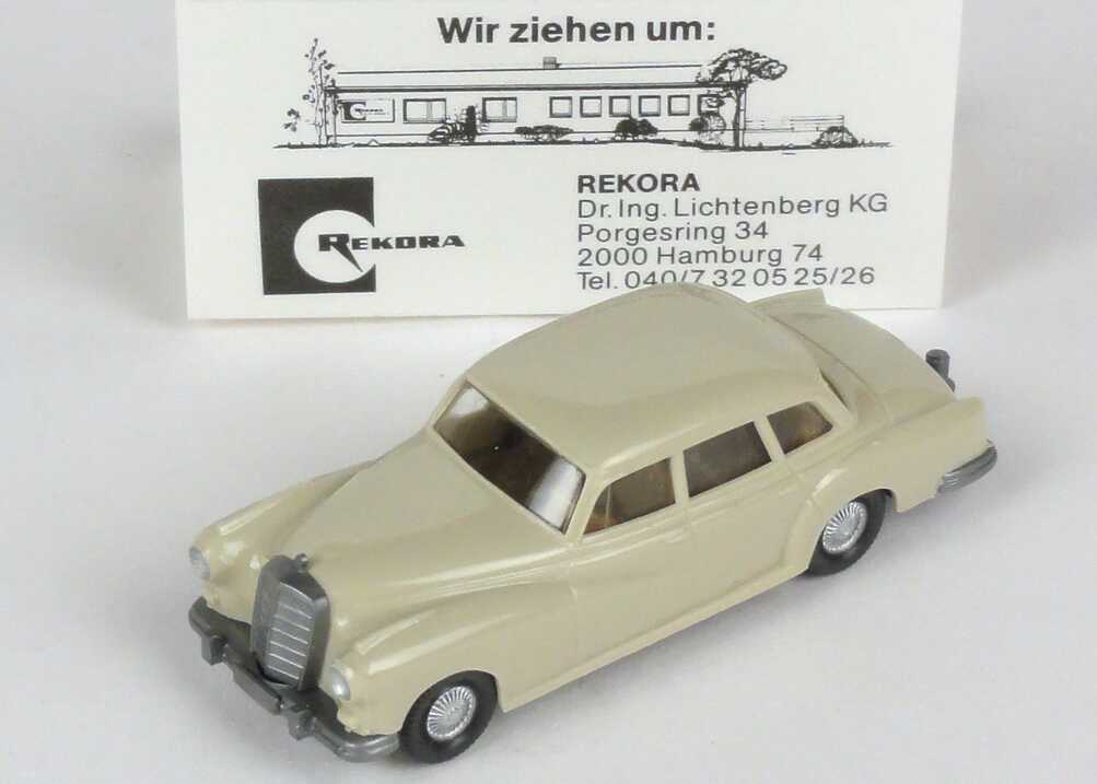 Foto 1:87 Mercedes-Benz 300 hellgelbgrau Rekora - Wir ziehen um - Mit den besten Empfehlungen Wiking 836