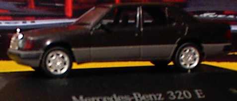 Foto 1:87 Mercedes-Benz 320E (W124) Facelift bornit-met. Werbemodell herpa B66005601