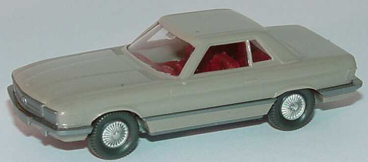 Foto 1:87 Mercedes-Benz 350SL (R107) dunkelgraubeige Wiking