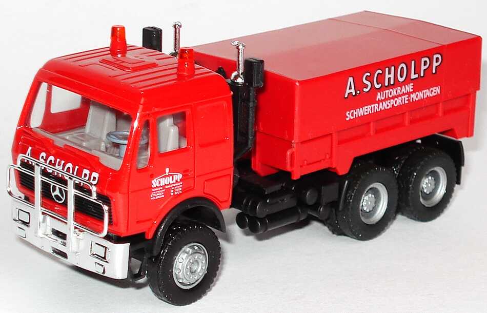 Foto 1:87 Mercedes-Benz 3a SchwerlastZgm A. Scholpp herpa 811199