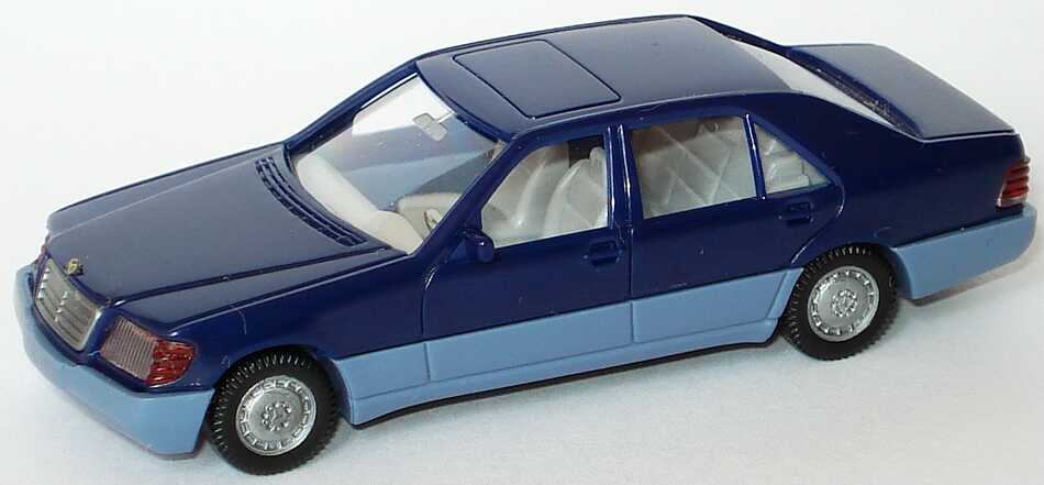 Foto 1:87 Mercedes-Benz 500SEL (W140) dunkelblau Wiking 15803