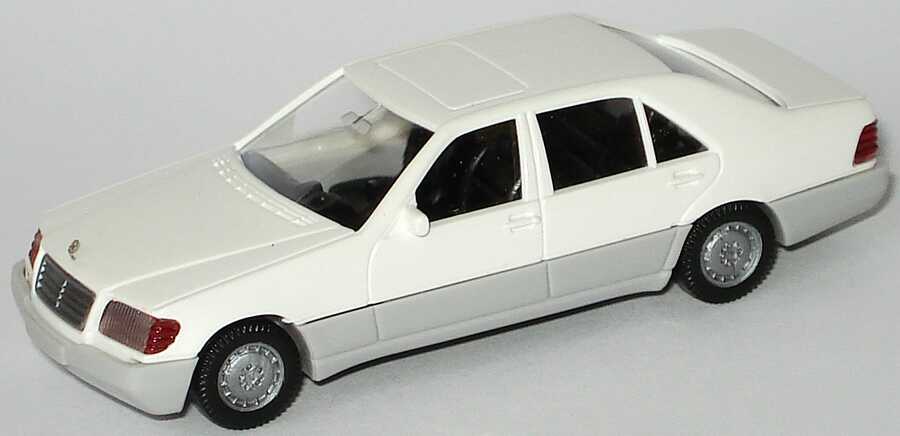 Foto 1:87 Mercedes-Benz 500SEL (W140) weiß Wiking B66008223