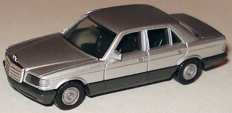 Foto 1:87 Mercedes-Benz 500SE (W126 Facelift) rauchsilber-met. herpa 3056